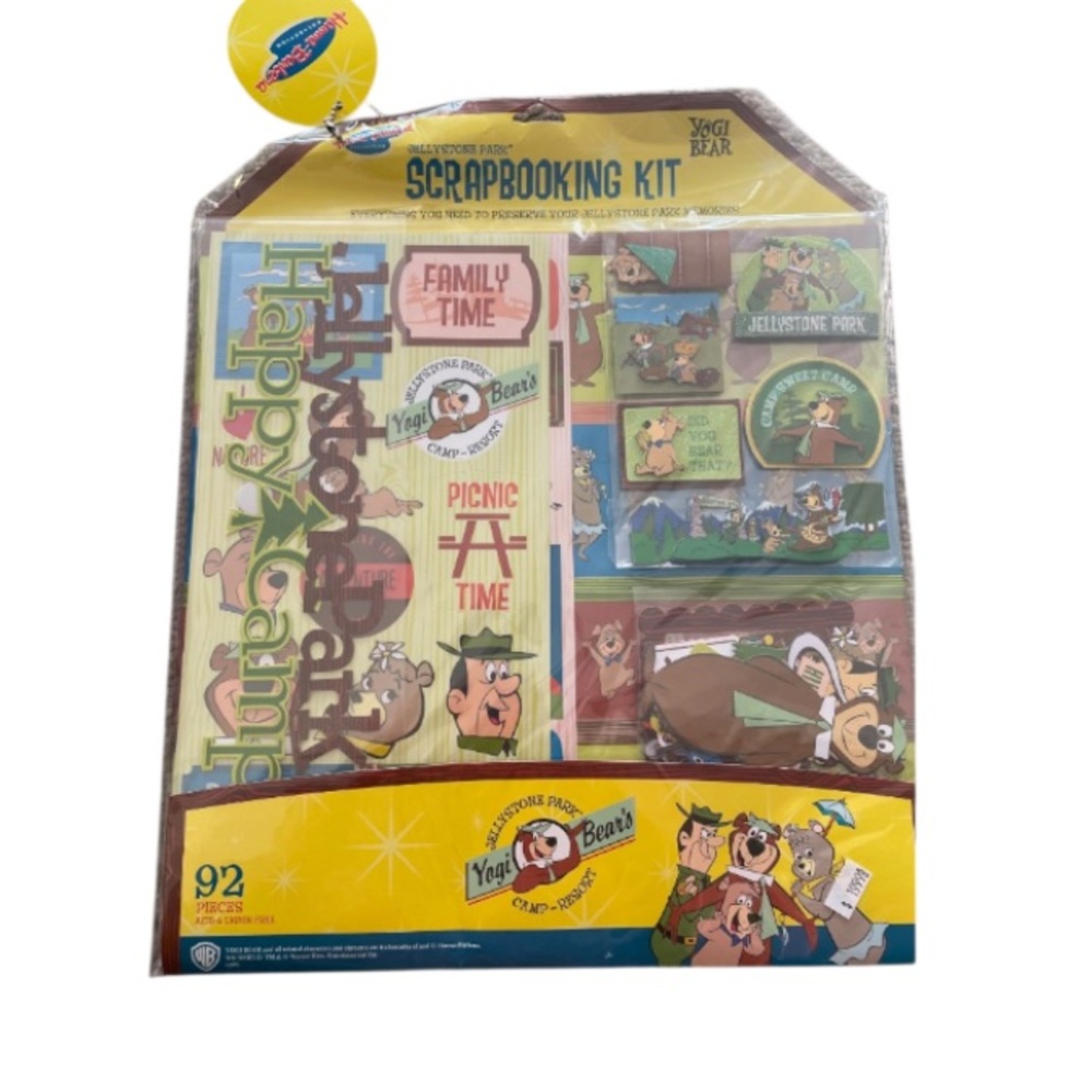 NEW Hanna Barbara Jellystone Park Yogi Bear Craft Scrapbooking Yogi Campground